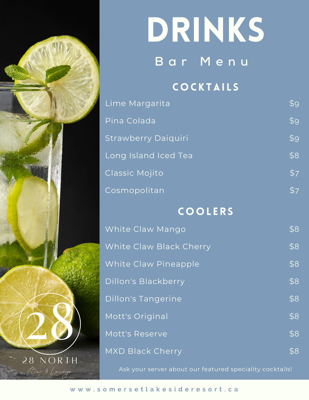 28 North Bar & Lounge | 27075 ON-28, Cardiff, ON K0L 1C0, Canada | Phone: (705) 768-1255