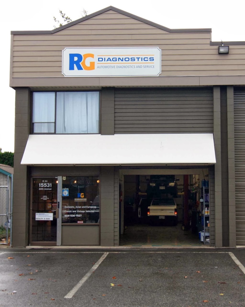 RG Automotive Diagnostics Ltd | 15531 24 Ave #34, Surrey, BC V4A 2J4, Canada | Phone: (604) 536-7527