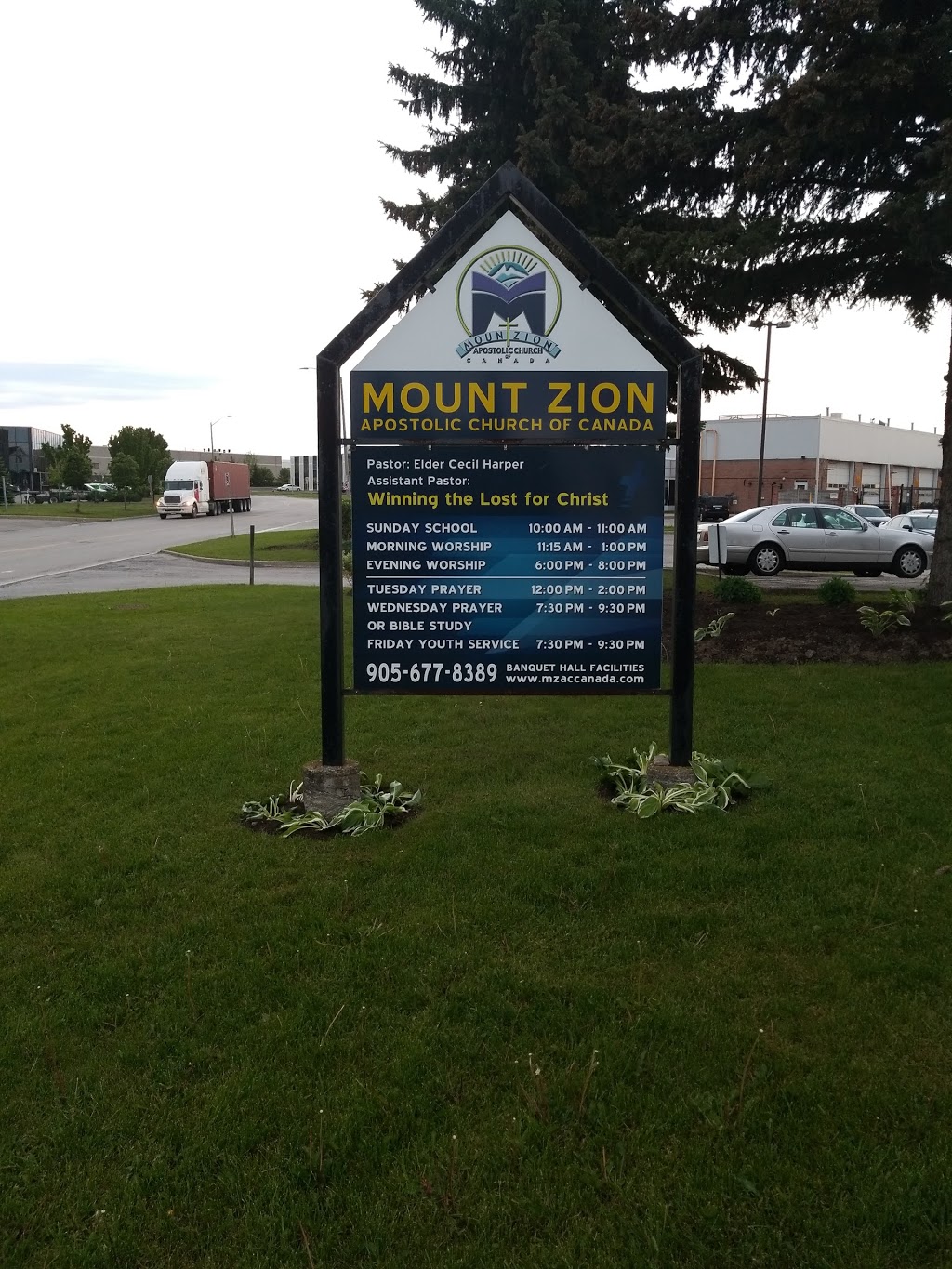 Mount Zion Apostolic Church of Canada | 6810 Professional Ct, Mississauga, ON L4V 1X6, Canada | Phone: (905) 677-8389