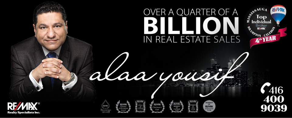 Alaa Yousif | 2691 Credit Valley Rd, Mississauga, ON L5M 7A1, Canada | Phone: (416) 400-9039