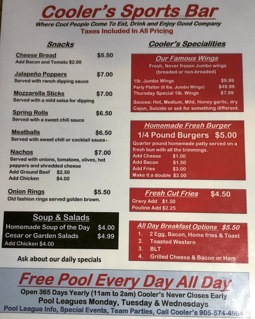 Coolers | 558 Upper Gage Ave, Hamilton, ON L8V 4J6, Canada