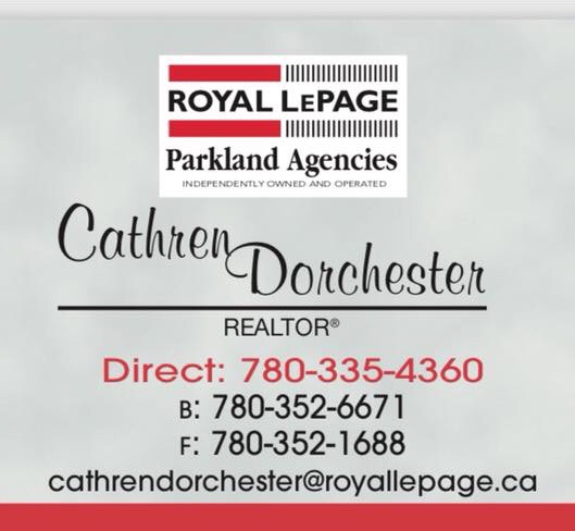 Cathren Dorchester Royal Lepage Parkland Agencies | 454077, Range Rd 11, Westerose, AB T0C 2V0, Canada | Phone: (780) 335-4360