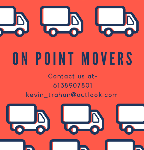 On Point Movers | 49 Flowertree Crescent, Kanata, ON K2M 2R8, Canada | Phone: (613) 890-7801