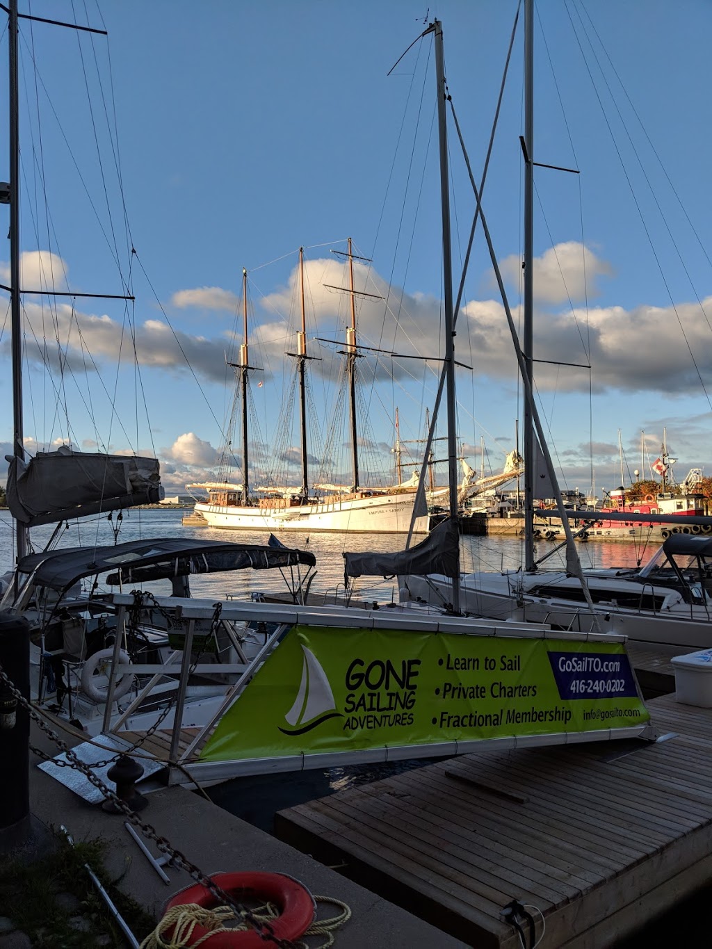 Gone Sailing Adventures | 415 Queens Quay W, Toronto, ON M5V 1A2, Canada | Phone: (416) 240-0202