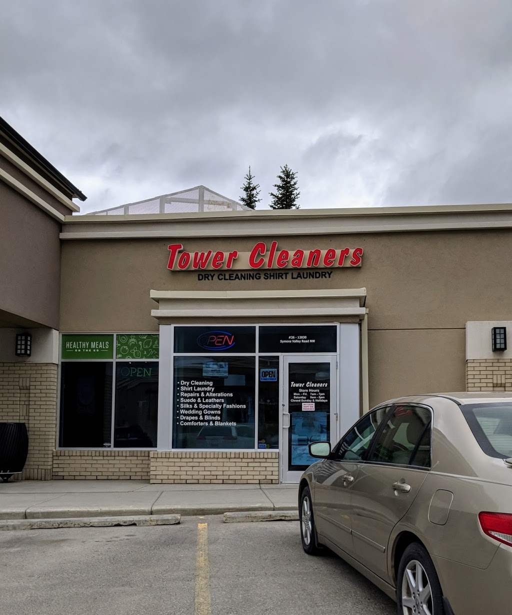 Tower Cleaners - Creekside | 12030 Symons Valley Rd NW, Calgary, AB T3P 0A3, Canada | Phone: (403) 275-8545