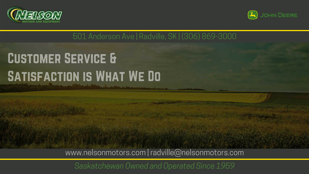 Nelson Motors & Equipment | 501 Anderson Ave, Radville, SK S0C 2G0, Canada | Phone: (306) 869-3000