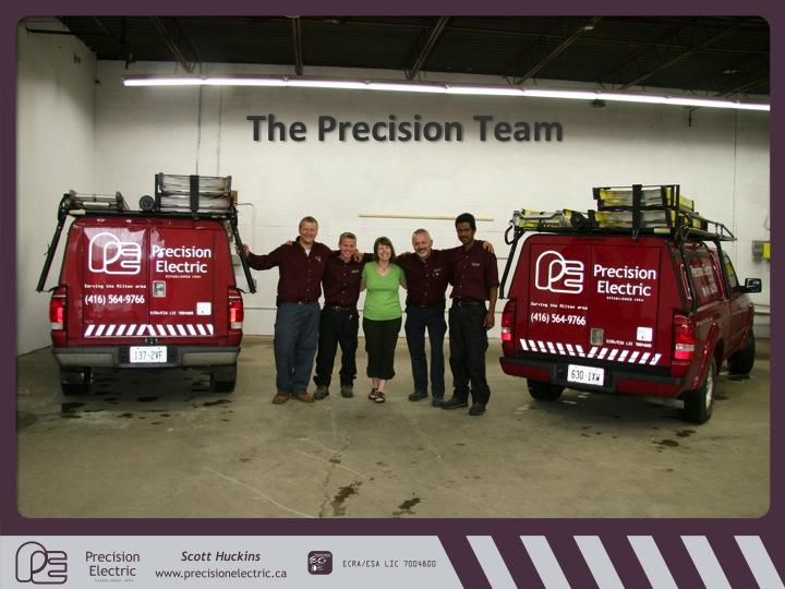 Precision Electric | 34 Royal Oak Dr, St. Catharines, ON L2N 6K7, Canada | Phone: (416) 564-9766