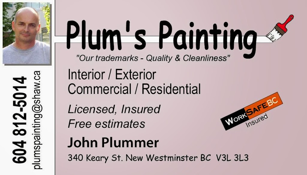 Plums Painting | 6233 Greenside Dr E, Surrey, BC V3S 5M8, Canada | Phone: (604) 812-5014