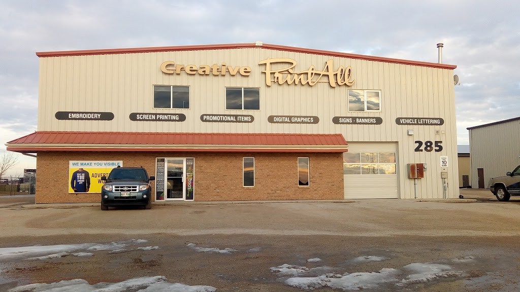 Creative Print All Ltd. | 285 MB-12, Steinbach, MB R5G 1T8, Canada | Phone: (204) 326-1718