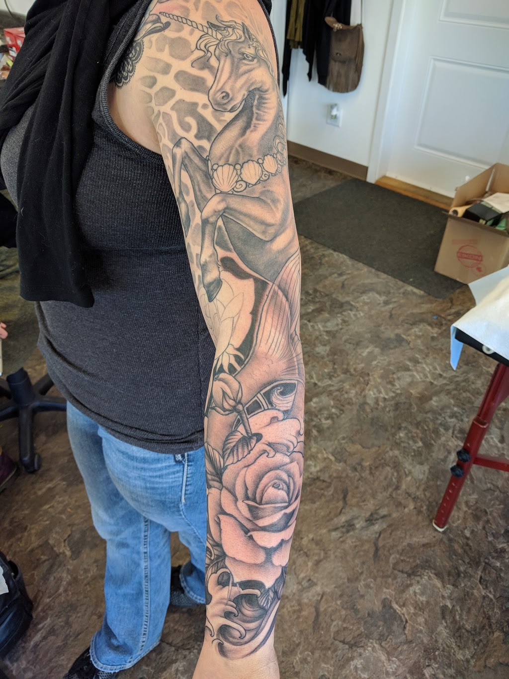 Gas Pedals Tattoo | 1559 K. L. O. Rd, Kelowna, BC V1W 3P1, Canada | Phone: (250) 448-1765