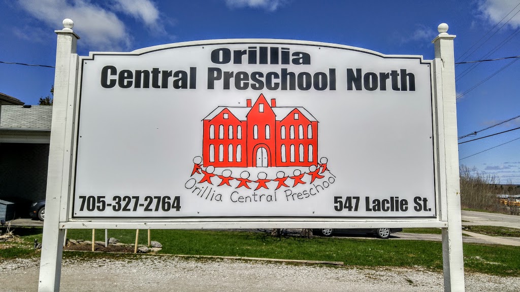 Orillia Central Preschool - North | 547 Laclie St, Orillia, ON L3V 4R2, Canada | Phone: (705) 327-5764