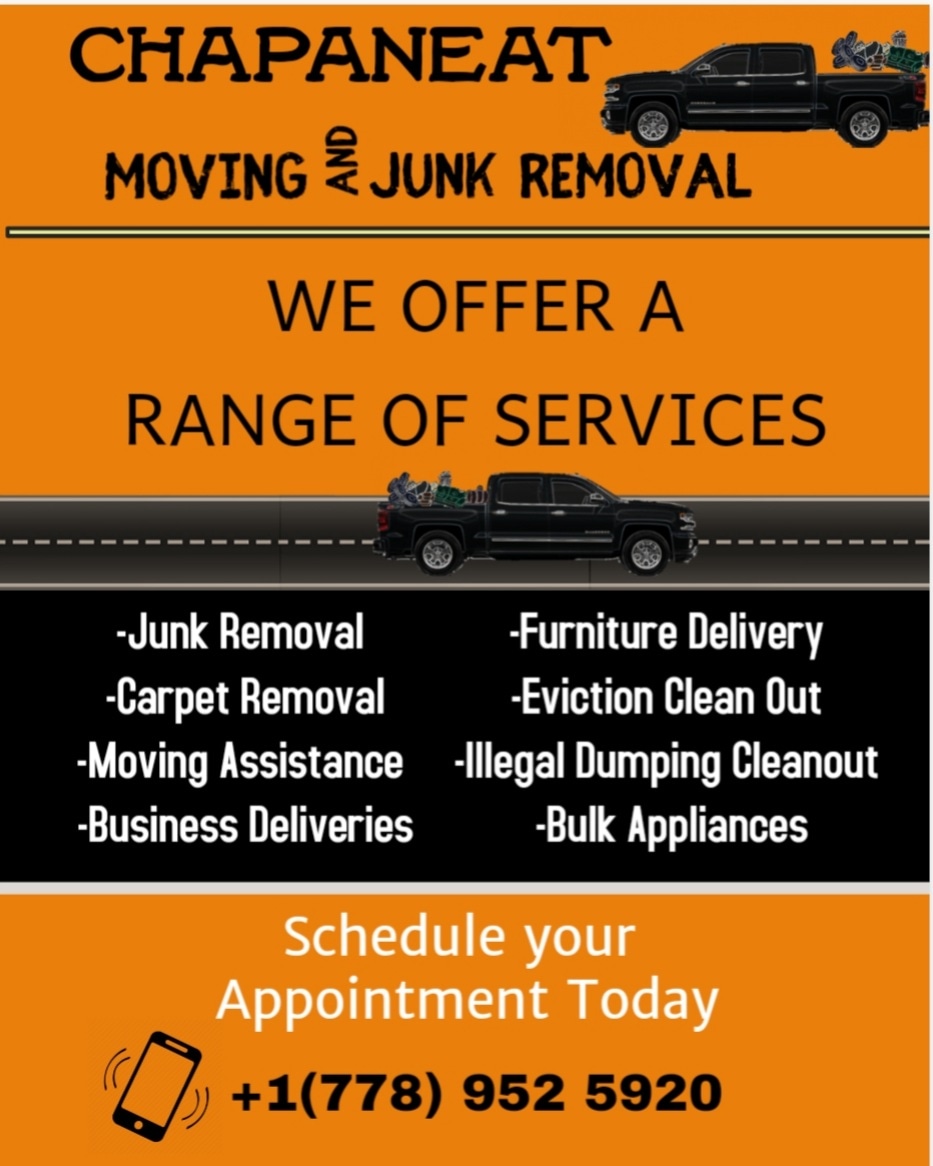 ChapaNeat moving and junk removal | 10082 132 St #608, Surrey, BC V3T 5V3, Canada | Phone: (778) 952-5920