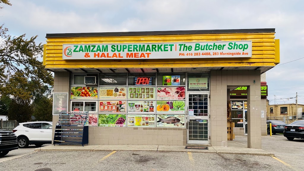 Zamzam Supermarket and Halal Meat | store | 283 Morningside Ave, Scarborough, ON M1E 3G1, Canada | 4162834488 OR +1 416-283-4488