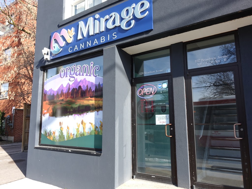Mirage Cannabis | 1229 Broadview Ave, East York, ON M4K 2T3, Canada | Phone: (416) 424-2292