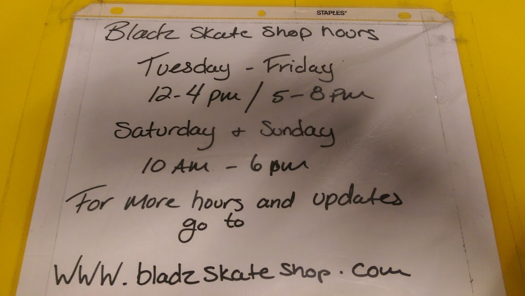 Bladz Skate Shop | 11520 153 Ave NW, Edmonton, AB T5X 5S5, Canada | Phone: (780) 690-9656