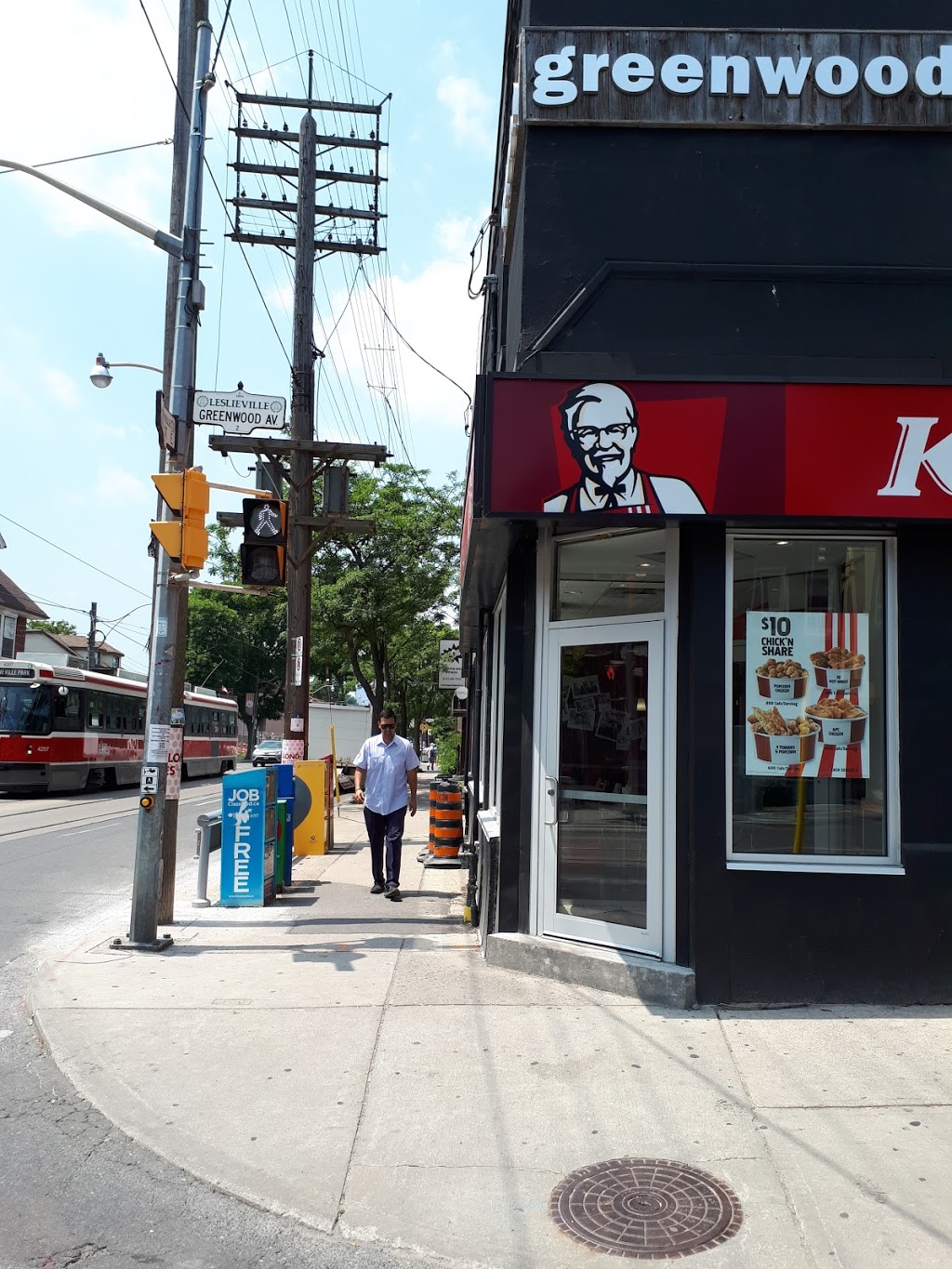 KFC | 1364 Queen St E, Toronto, ON M4L 1C8, Canada | Phone: (647) 943-4252