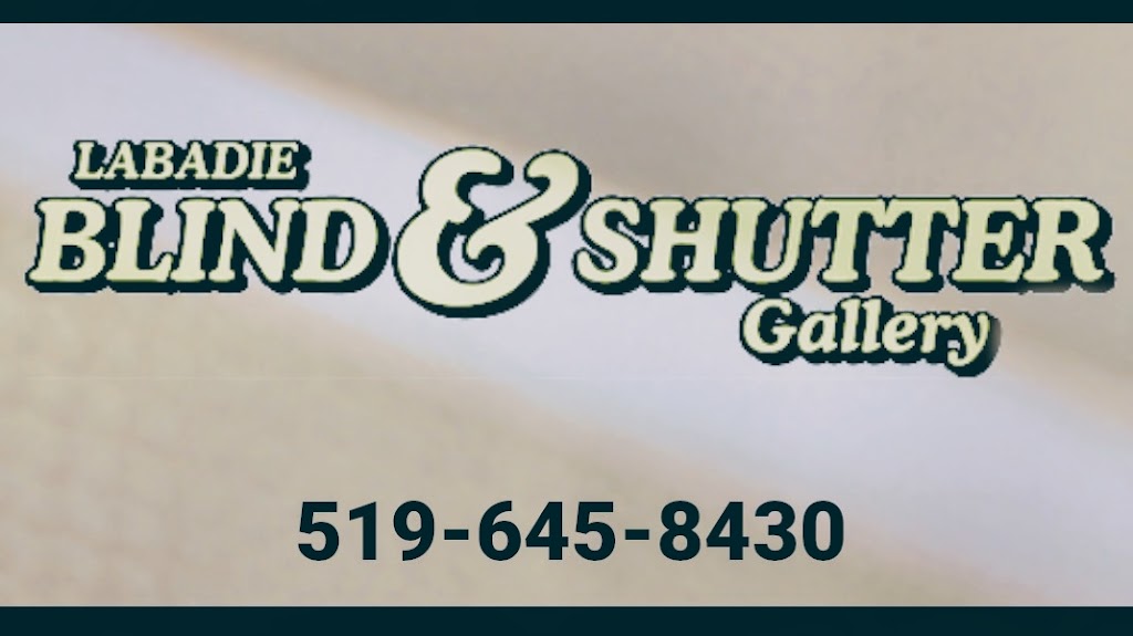 Labadie Blind and Shutter Gallery | 1025 Gainsborough Rd, London, ON N6H 5L4, Canada | Phone: (519) 645-8430