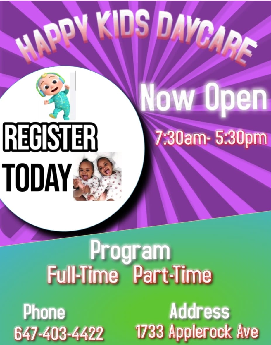 Happy Kids Daycare | 1733 Applerock Ave, London, ON N6G 0X7, Canada | Phone: (647) 403-4422