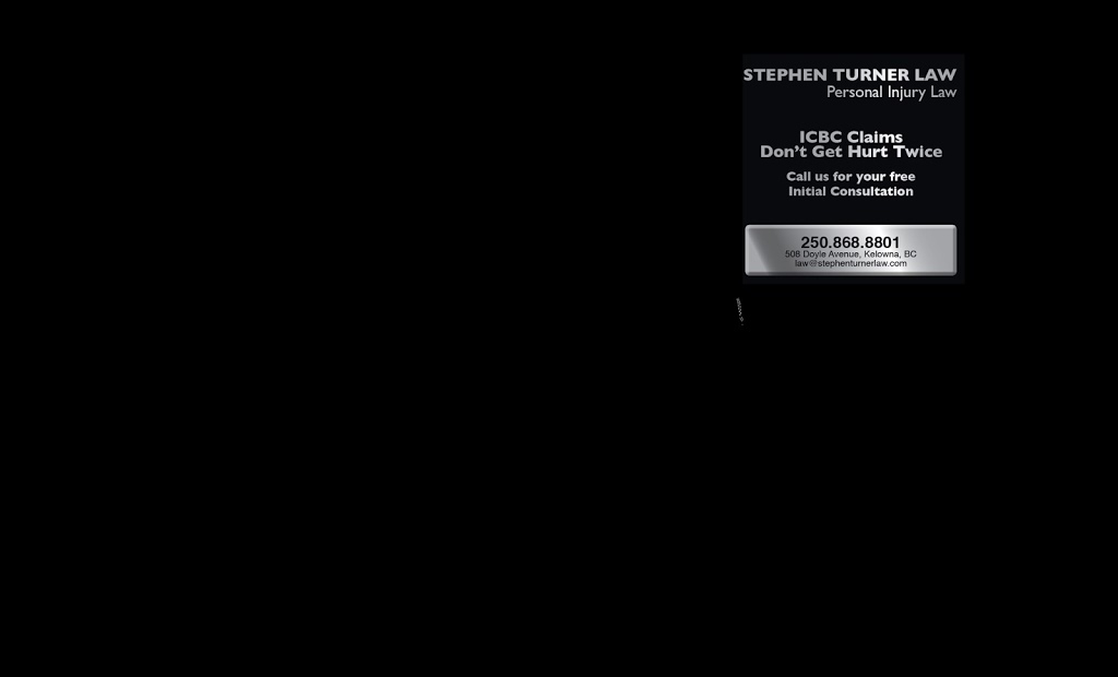 Stephen Turner Law | 508 Doyle Ave, Kelowna, BC V1Y 6V8, Canada | Phone: (250) 868-8801