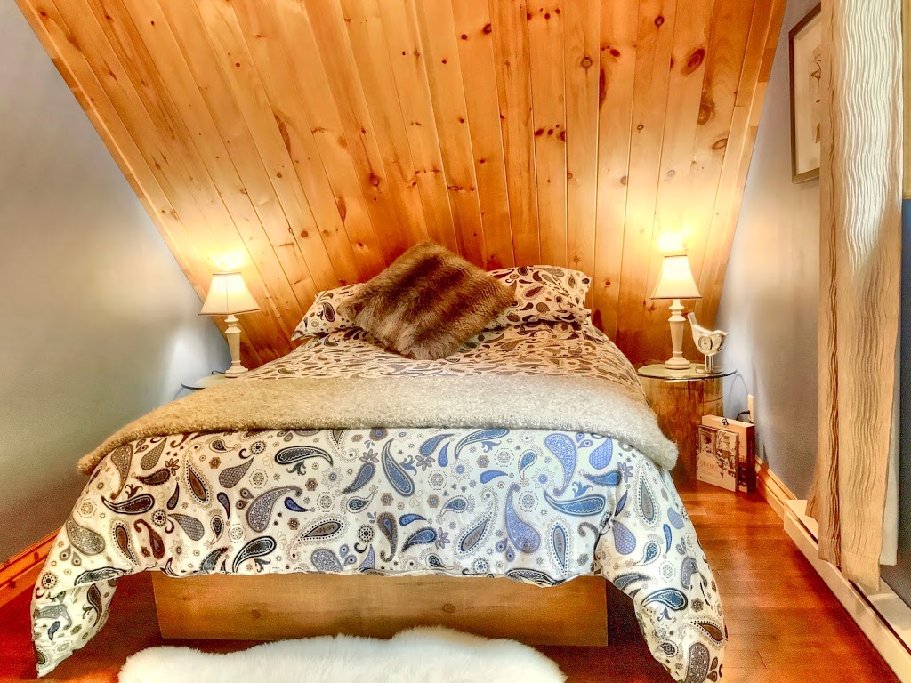 Chalet bois rond Le Rustic à louer | 3 Montée de lEntrelacs, Saint-Adolphe-dHoward, QC J0T 2B0, Canada | Phone: (514) 443-5424
