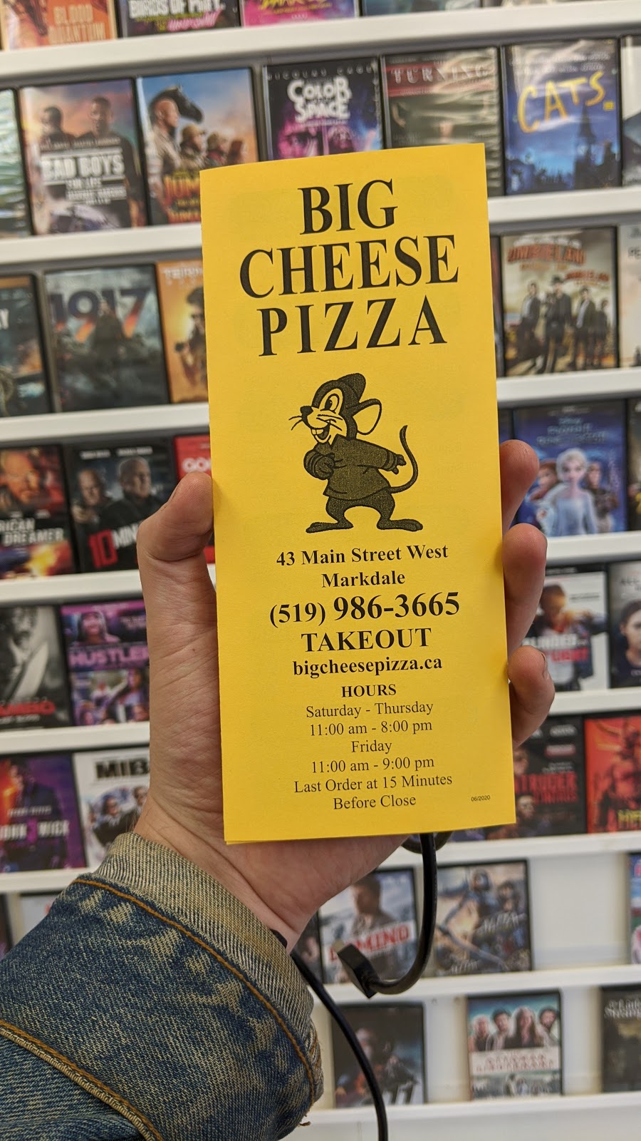 Big Cheese Pizza | 43 Main St W, Markdale, ON N0C 1H0, Canada | Phone: (519) 986-3665