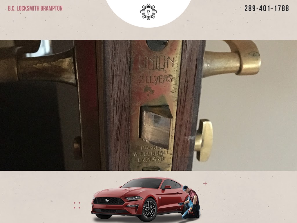 B.C. Locksmith Brampton | 1 English St, Brampton, ON L6X 1L3, Canada | Phone: (289) 401-1788