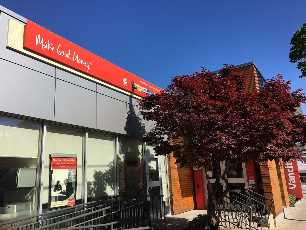 Vancity Credit Union Br. 9 -Main Street community branch | 4205 Main St, Vancouver, BC V5V 3P8, Canada | Phone: (604) 877-7000