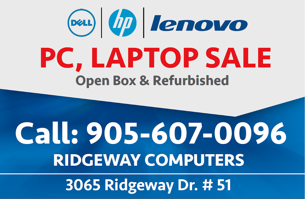 Ridgeway Computers & Electronics | 3065 Ridgeway Dr #51, Mississauga, ON L5L 5M6, Canada | Phone: (905) 607-0096