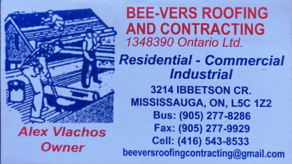 Bee-vers roofing and contracting | roofing contractor | 3214 Ibbetson Crescent, Mississauga, ON L5C 1Z2, Canada | 4165438533 OR +1 416-543-8533