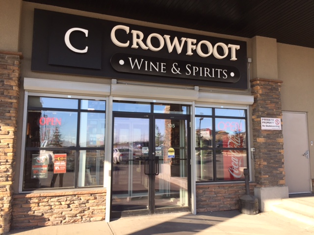 Crowfoot Wine & Spirits | 7460 Springbank Blvd SW #105, Calgary, AB T3H 0W4, Canada | Phone: (403) 242-2562
