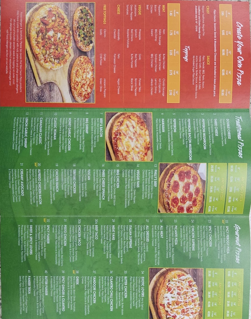 Red Swan Pizza | 62 Sage Hill Passage NW Unit 250, Calgary, AB T3R 1J1, Canada | Phone: (403) 999-9786