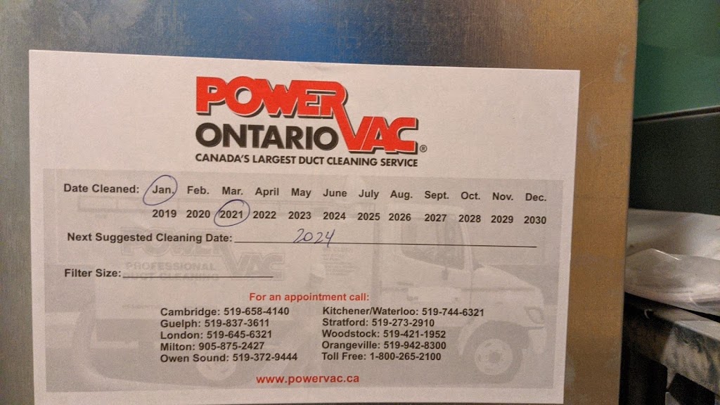 Power Vac Kitchener Ltd | 403 Barrington Ln, Waterloo, ON N2T 1H9, Canada | Phone: (519) 900-1187