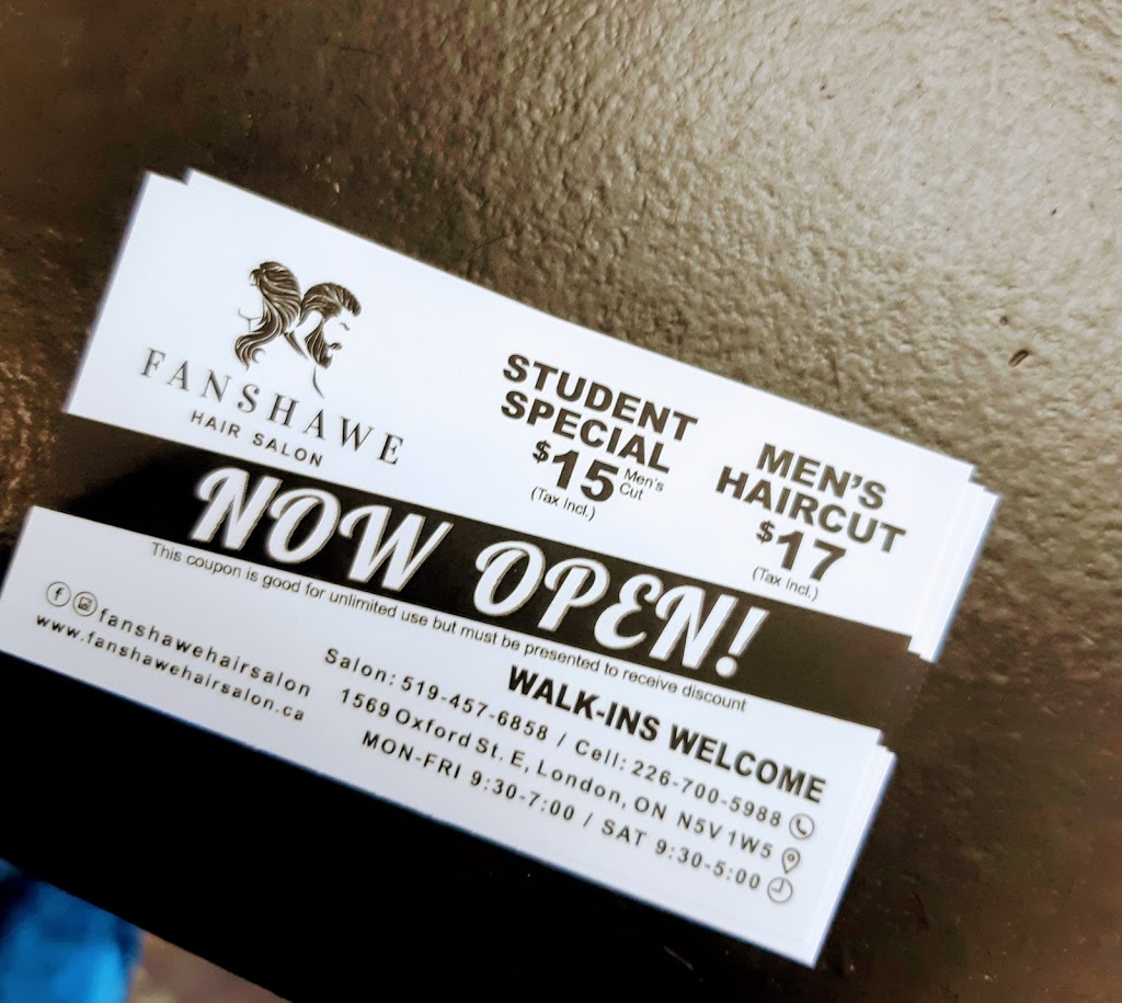 Fanshawe Barber & Salon | 1569 Oxford Street East, Opp, Fanshawe College, London, ON N5V 1W5, Canada | Phone: (519) 457-6858