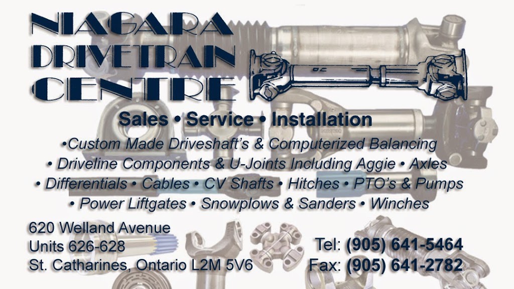 Niagara Drivetrain Centre | 620 Welland Ave #626, St. Catharines, ON L2M 5V6, Canada | Phone: (905) 641-5464