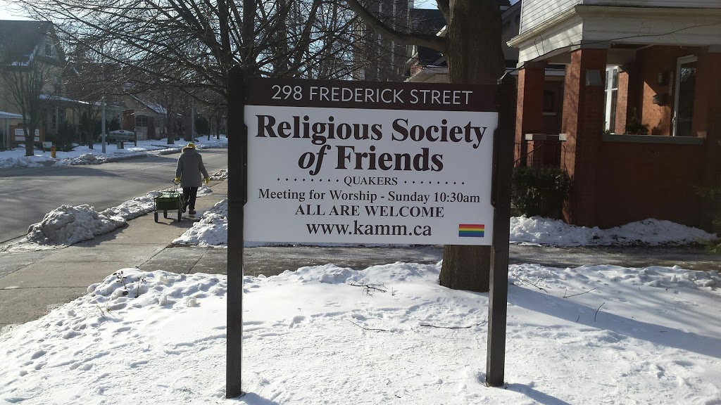 Religious Society Of Friends (Quakers) of Kitchener Area | 298 Frederick St, Kitchener, ON N2H 2N3, Canada | Phone: (519) 884-2056