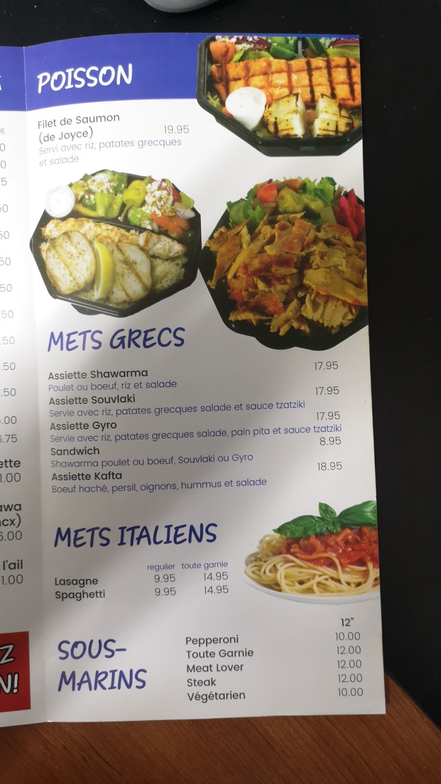 La Bohème (grec et pizza) | 331 Rue Laviolette, Gatineau, QC J8P 5Z1, Canada | Phone: (819) 643-4444