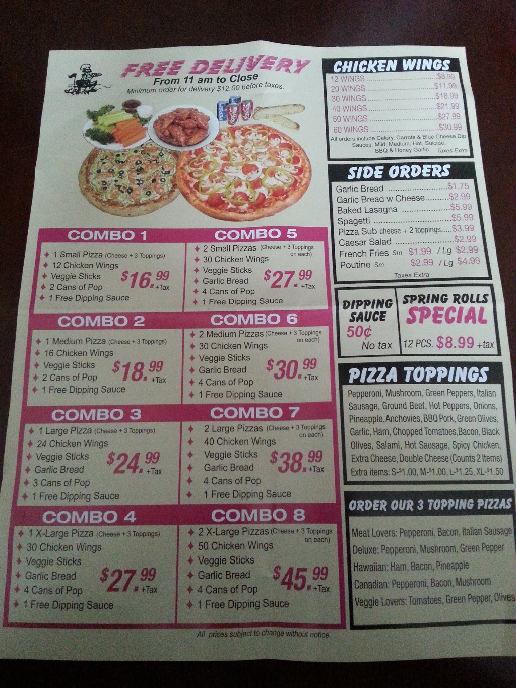 Weston Pizza And Wings | 574 James St N, Hamilton, ON L8L 1J7, Canada | Phone: (905) 521-9919