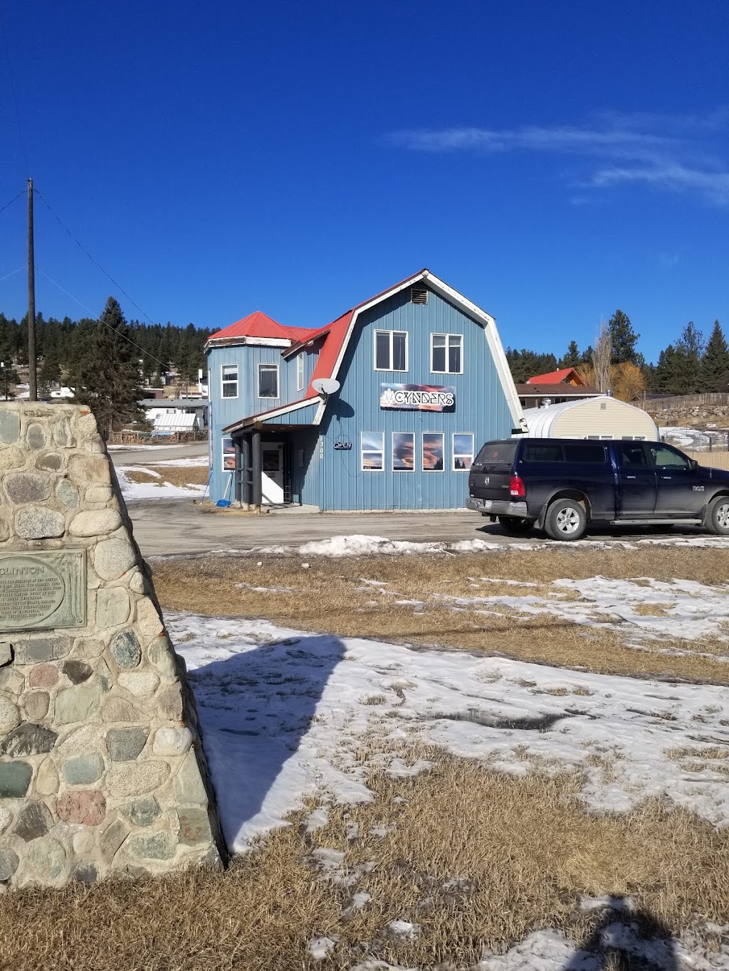 Cynders Inc | 1300 Cariboo Hwy, Clinton, BC V0K 1K0, Canada | Phone: (250) 459-2006
