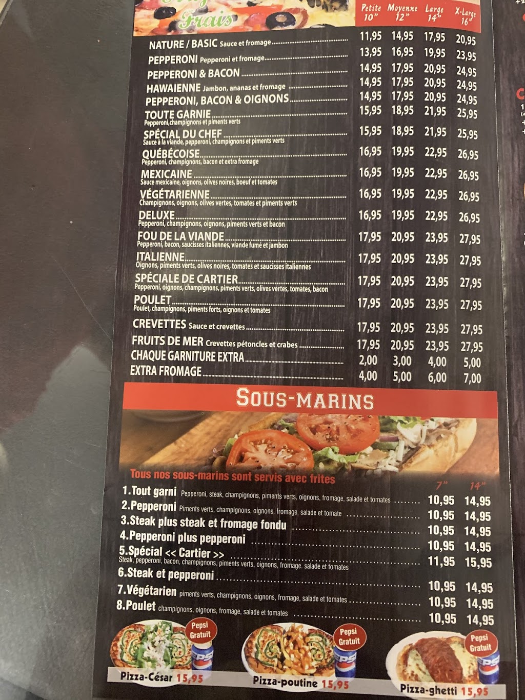 Restaurant du cartier | 3620 Route de Sainte Béatrix, Sainte-Mélanie, QC J0K 3A0, Canada | Phone: (450) 752-2444