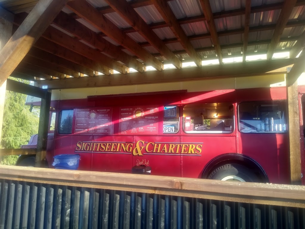 Double deckker Breakfast and burger bus | 8256 N Island Hwy, Black Creek, BC V9J 1H7, Canada | Phone: (250) 830-4053