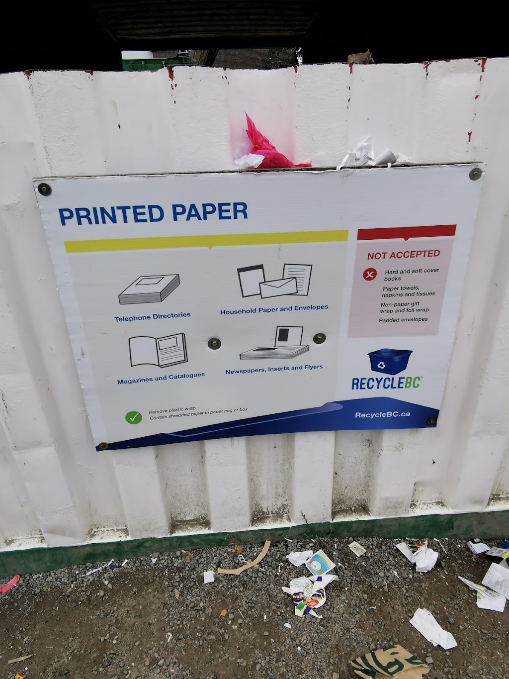 Gibsons Recycling Depot | 1018 Venture Way, Gibsons, BC V0N 1V7, Canada | Phone: (604) 740-1425