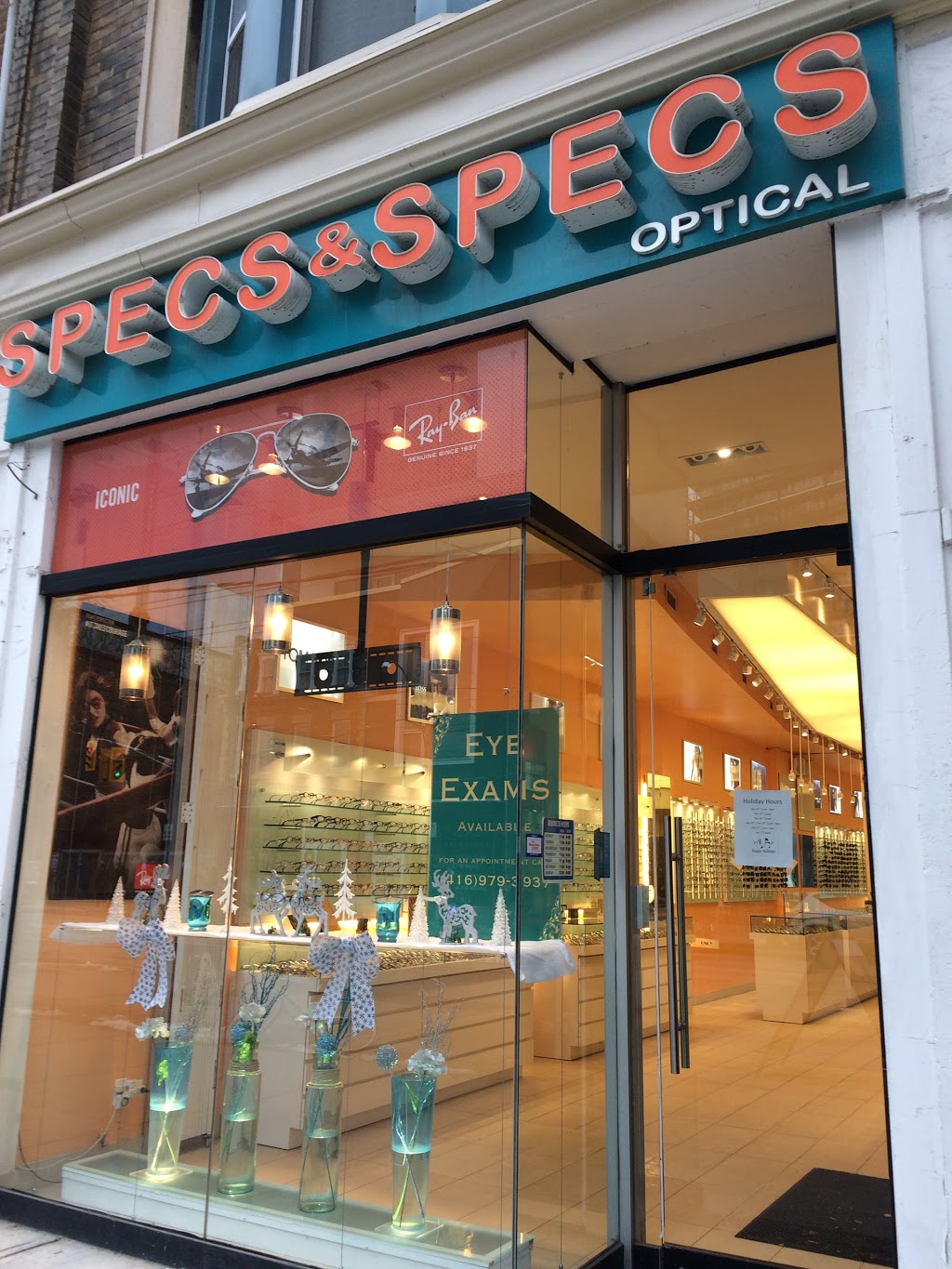 Specs & Specs Optical | 292 Queen St W, Toronto, ON M5V 2A1, Canada | Phone: (416) 979-3937