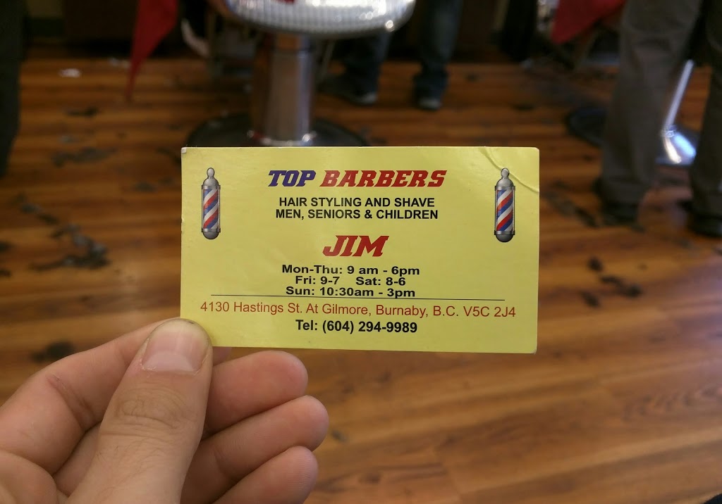 Top Barbers Hairstyling | hair care | 4130 Hastings St, Burnaby, BC V5C 2J4, Canada | 6042949989 OR +1 604-294-9989