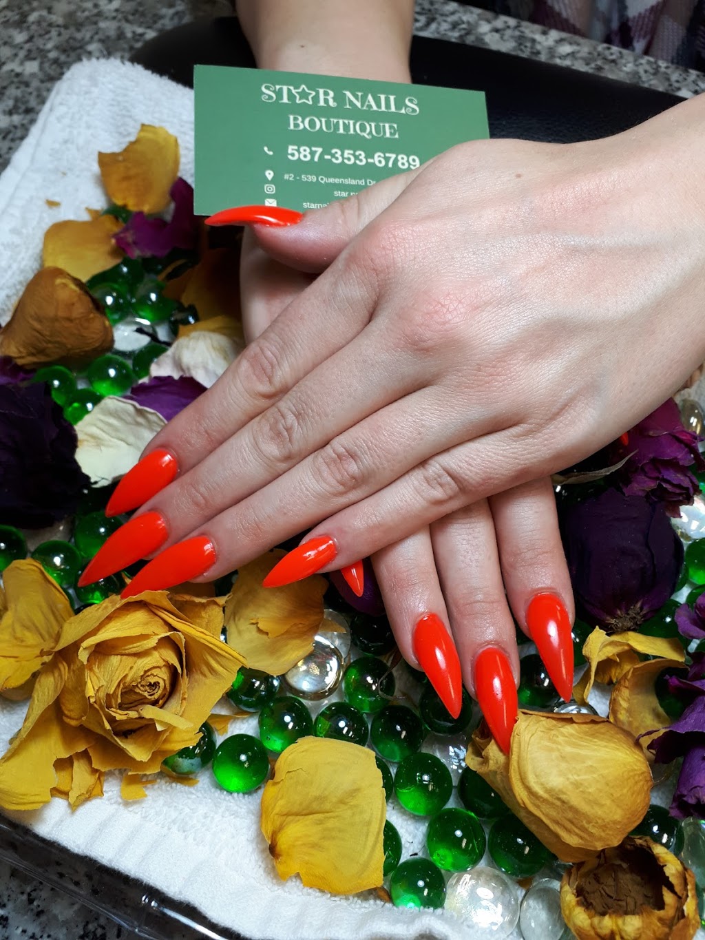 Star Nails Boutique | 539 Queensland Dr SE #2, Calgary, AB T2J 4G4, Canada | Phone: (587) 353-6789