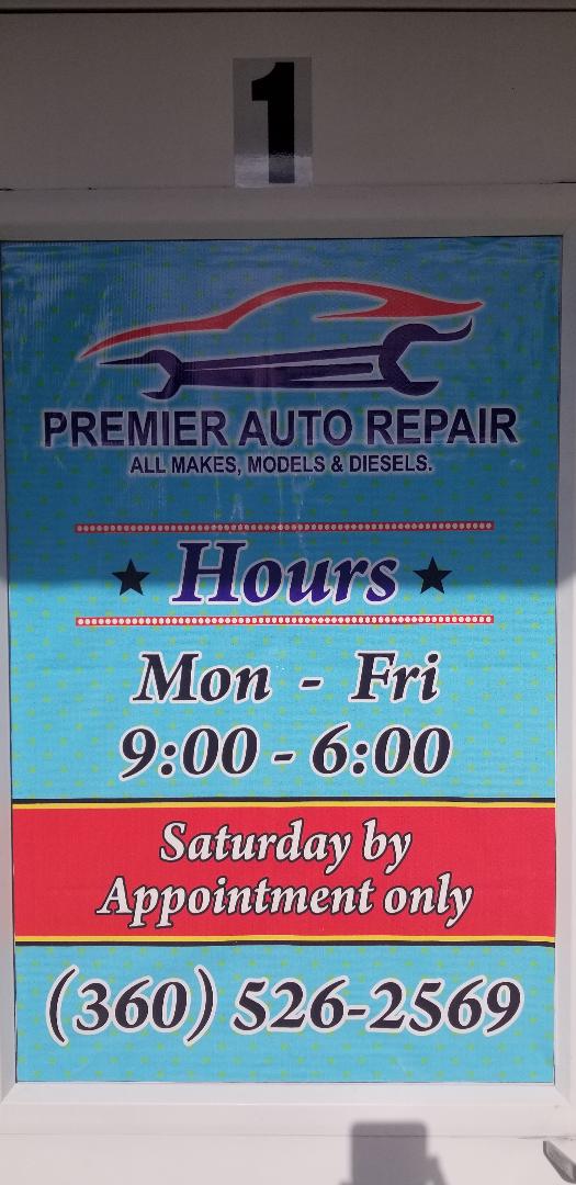 Premier Auto Repair | 873 Hinotes Ct Suite B-1, Lynden, WA 98264, USA | Phone: (360) 526-2569
