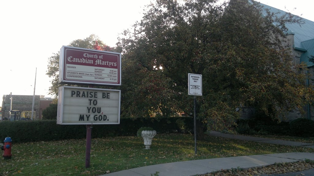 Canadian Martyrs Roman Catholic Church | 38 Emerson St, Hamilton, ON L8S 2X3, Canada | Phone: (905) 528-4632