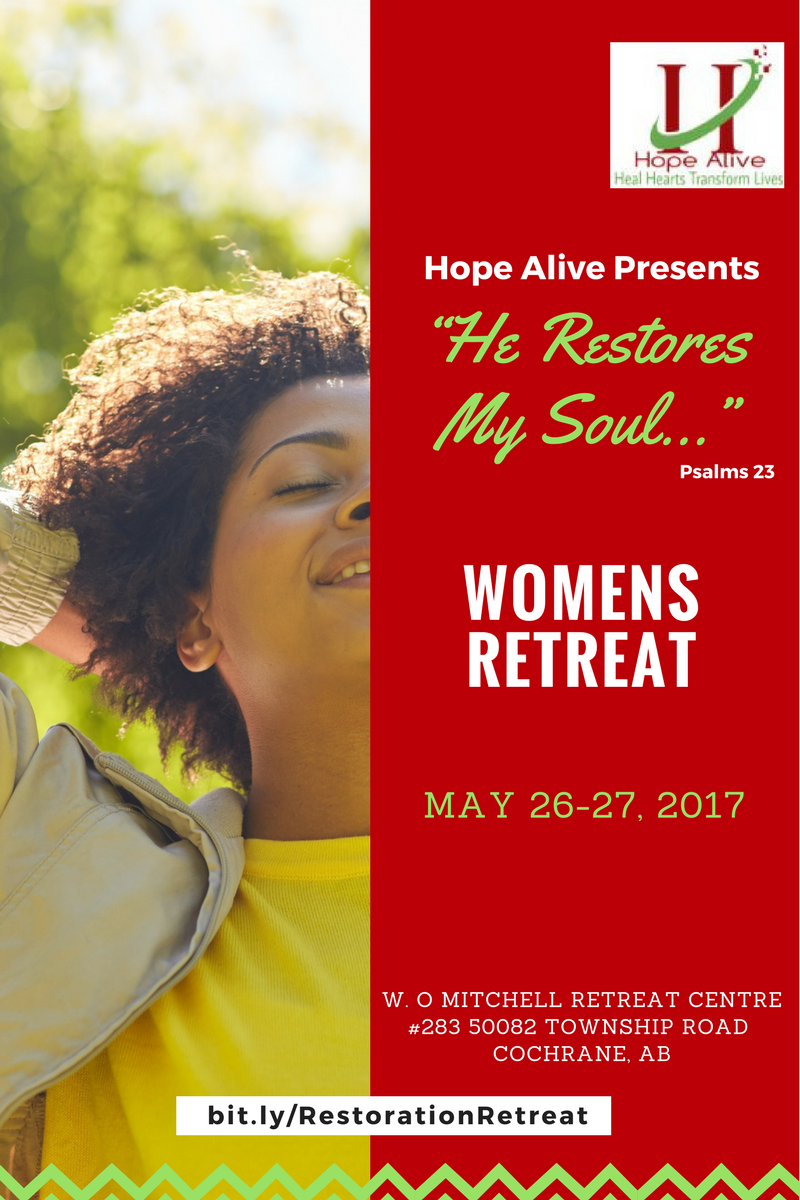 Hope Alive Ministry | 5940 Macleod Trail SW, Calgary, AB T2H 2G4, Canada | Phone: (403) 217-3595