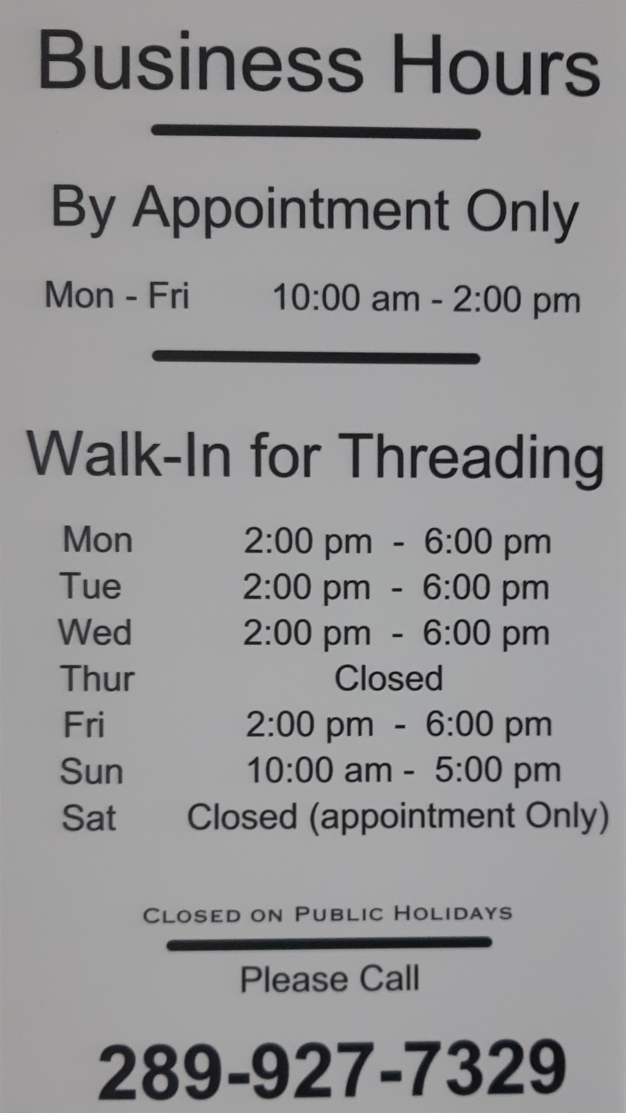 Dazzling Beauty ( Ladies Only) | 98 King St W, Bowmanville, ON L1C 1R4, Canada | Phone: (289) 927-7329