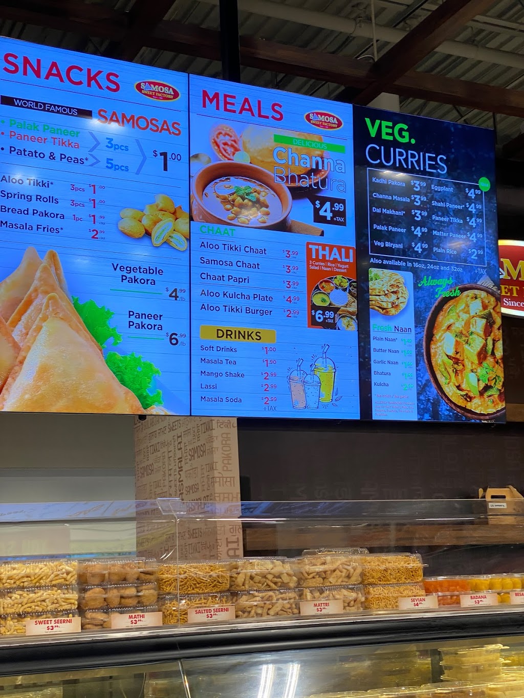 Samosa and Sweet Factory | 10615 Bramalea Rd, Brampton, ON L6B 3P4, Canada | Phone: (905) 494-1400
