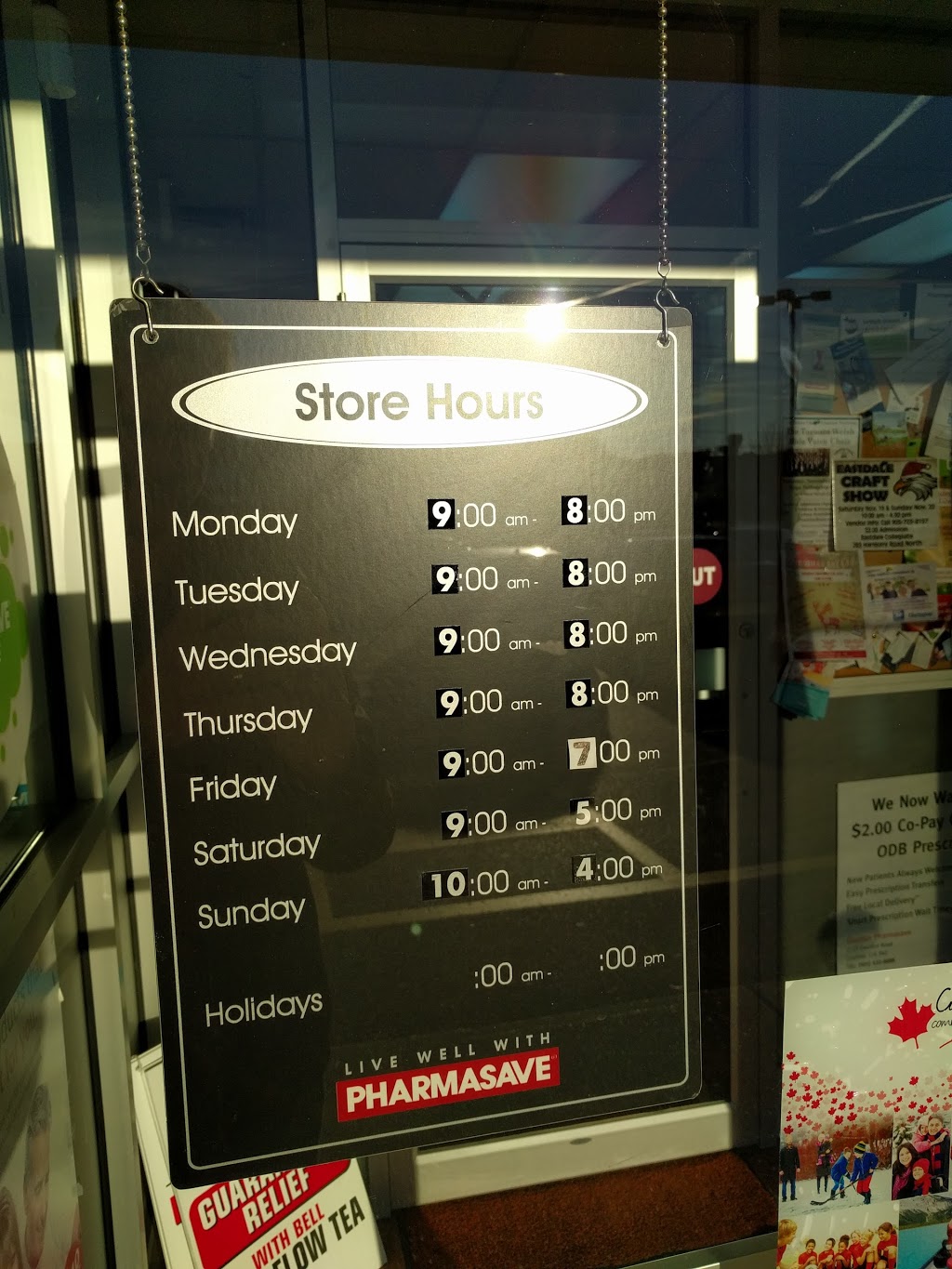 Courtice Pharmasave | 2727 Courtice Rd, Courtice, ON L1E 2M8, Canada | Phone: (905) 432-8888